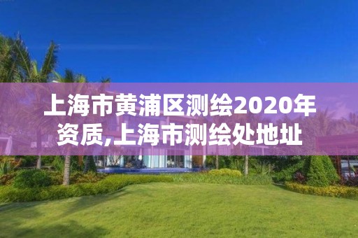 上海市黄浦区测绘2020年资质,上海市测绘处地址