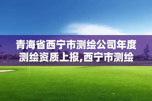 青海省西宁市测绘公司年度测绘资质上报,西宁市测绘院招聘公示