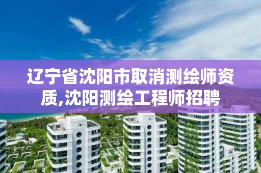 辽宁省沈阳市取消测绘师资质,沈阳测绘工程师招聘