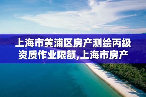 上海市黄浦区房产测绘丙级资质作业限额,上海市房产测绘收费标准。