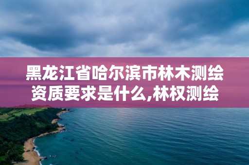 黑龙江省哈尔滨市林木测绘资质要求是什么,林权测绘资质。