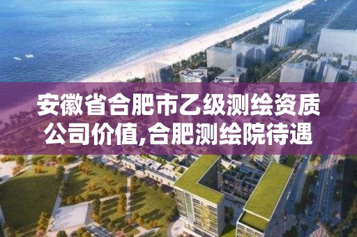 安徽省合肥市乙级测绘资质公司价值,合肥测绘院待遇怎么样。