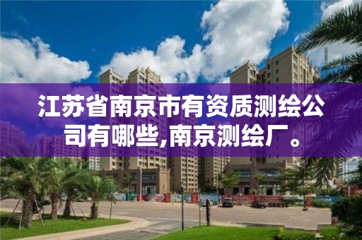 江苏省南京市有资质测绘公司有哪些,南京测绘厂。