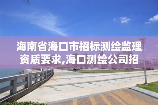 海南省海口市招标测绘监理资质要求,海口测绘公司招聘。