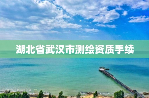 湖北省武汉市测绘资质手续