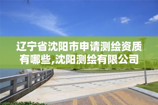 辽宁省沈阳市申请测绘资质有哪些,沈阳测绘有限公司