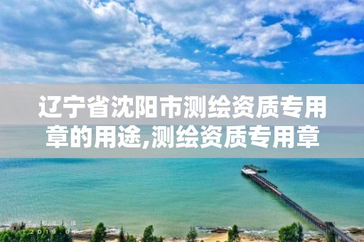 辽宁省沈阳市测绘资质专用章的用途,测绘资质专用章样式。