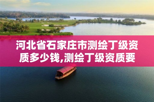 河北省石家庄市测绘丁级资质多少钱,测绘丁级资质要求