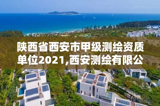 陕西省西安市甲级测绘资质单位2021,西安测绘有限公司