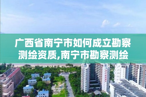 广西省南宁市如何成立勘察测绘资质,南宁市勘察测绘地理信息院是什么单位