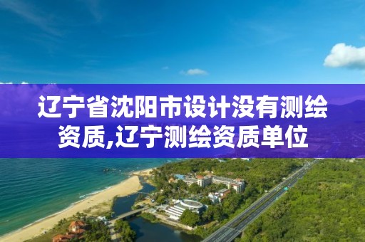 辽宁省沈阳市设计没有测绘资质,辽宁测绘资质单位