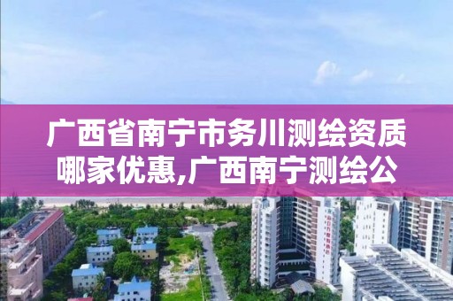 广西省南宁市务川测绘资质哪家优惠,广西南宁测绘公司排名