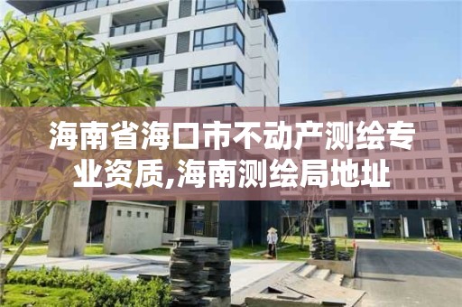 海南省海口市不动产测绘专业资质,海南测绘局地址