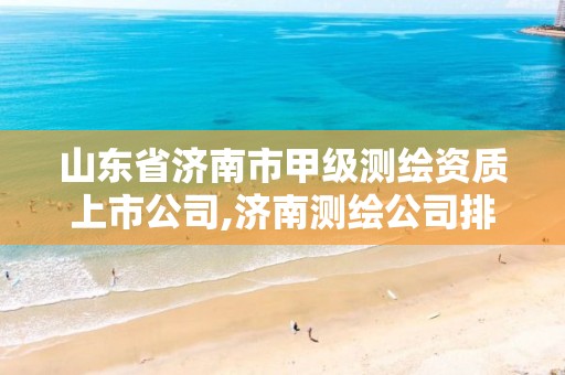 山东省济南市甲级测绘资质上市公司,济南测绘公司排名。