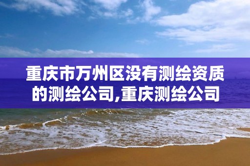 重庆市万州区没有测绘资质的测绘公司,重庆测绘公司名录