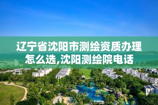 辽宁省沈阳市测绘资质办理怎么选,沈阳测绘院电话