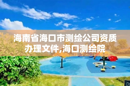 海南省海口市测绘公司资质办理文件,海口测绘院