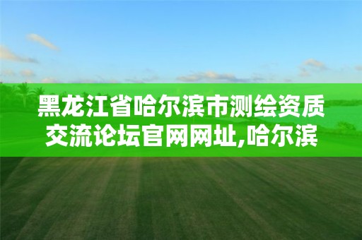 黑龙江省哈尔滨市测绘资质交流论坛官网网址,哈尔滨测绘招聘信息。