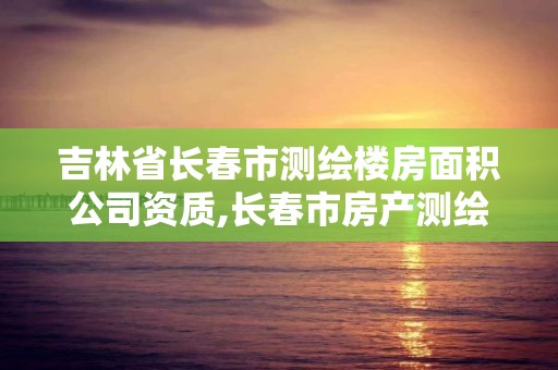 吉林省长春市测绘楼房面积公司资质,长春市房产测绘管理办法