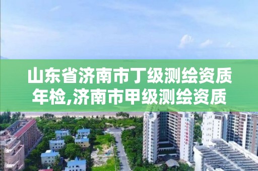 山东省济南市丁级测绘资质年检,济南市甲级测绘资质单位