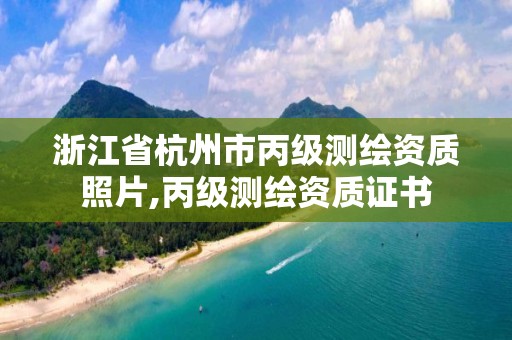 浙江省杭州市丙级测绘资质照片,丙级测绘资质证书