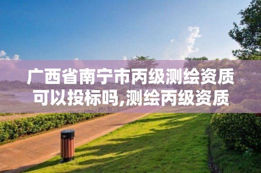 广西省南宁市丙级测绘资质可以投标吗,测绘丙级资质要求