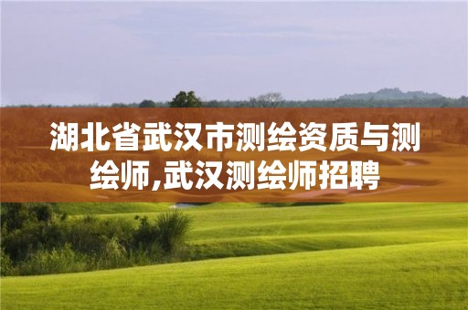 湖北省武汉市测绘资质与测绘师,武汉测绘师招聘