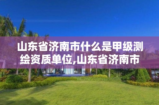 山东省济南市什么是甲级测绘资质单位,山东省济南市什么是甲级测绘资质单位啊