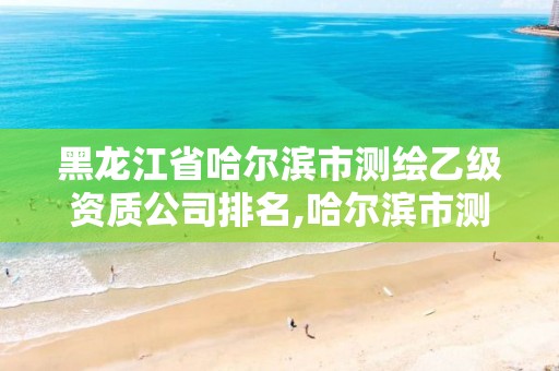 黑龙江省哈尔滨市测绘乙级资质公司排名,哈尔滨市测绘院