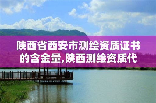 陕西省西安市测绘资质证书的含金量,陕西测绘资质代办。