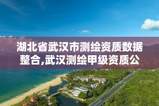 湖北省武汉市测绘资质数据整合,武汉测绘甲级资质公司