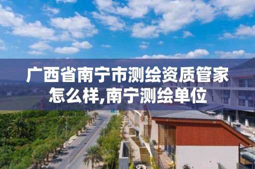 广西省南宁市测绘资质管家怎么样,南宁测绘单位