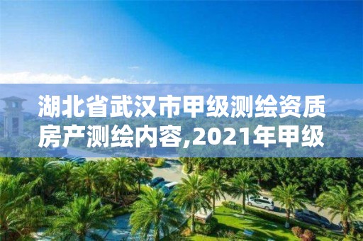 湖北省武汉市甲级测绘资质房产测绘内容,2021年甲级测绘资质