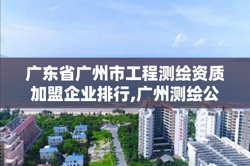 广东省广州市工程测绘资质加盟企业排行,广州测绘公司排名