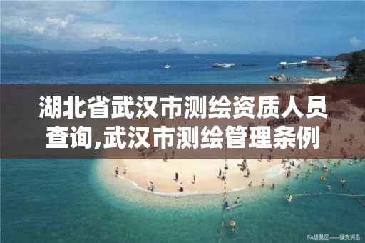 湖北省武汉市测绘资质人员查询,武汉市测绘管理条例