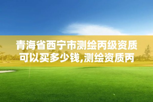 青海省西宁市测绘丙级资质可以买多少钱,测绘资质丙级人员要求。