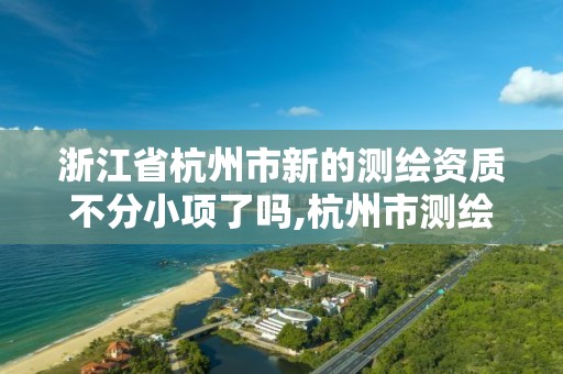 浙江省杭州市新的测绘资质不分小项了吗,杭州市测绘管理服务平台