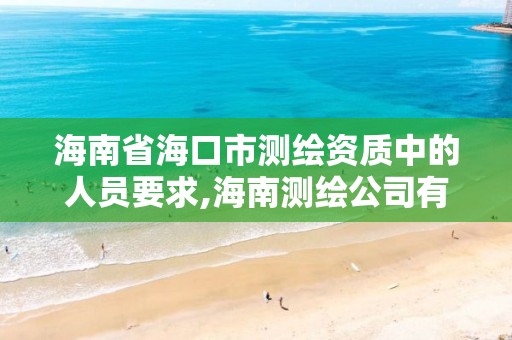 海南省海口市测绘资质中的人员要求,海南测绘公司有多少家