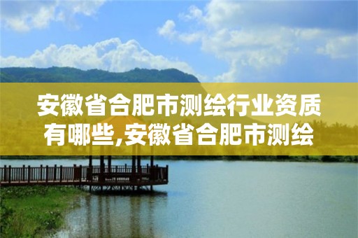 安徽省合肥市测绘行业资质有哪些,安徽省合肥市测绘行业资质有哪些单位