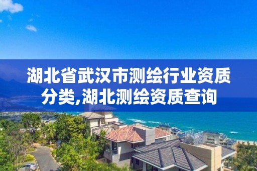 湖北省武汉市测绘行业资质分类,湖北测绘资质查询