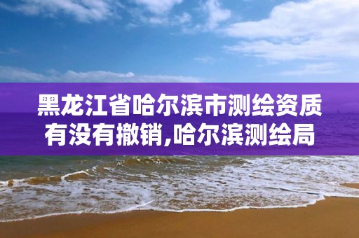 黑龙江省哈尔滨市测绘资质有没有撤销,哈尔滨测绘局怎么样