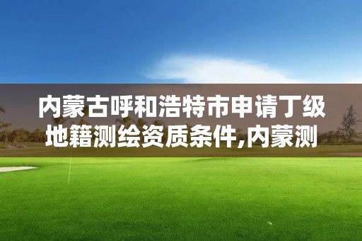 内蒙古呼和浩特市申请丁级地籍测绘资质条件,内蒙测绘地理信息局怎么改制。