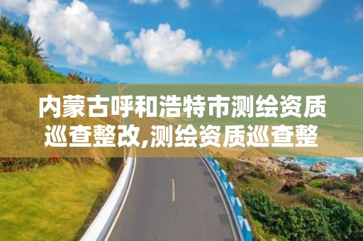 内蒙古呼和浩特市测绘资质巡查整改,测绘资质巡查整改报告