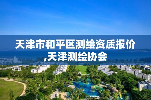 天津市和平区测绘资质报价,天津测绘协会