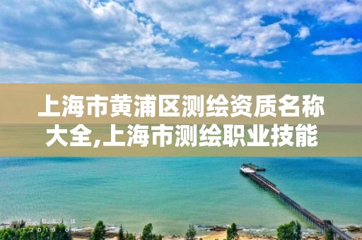 上海市黄浦区测绘资质名称大全,上海市测绘职业技能培训中心