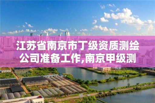 江苏省南京市丁级资质测绘公司准备工作,南京甲级测绘公司排名。