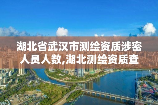 湖北省武汉市测绘资质涉密人员人数,湖北测绘资质查询