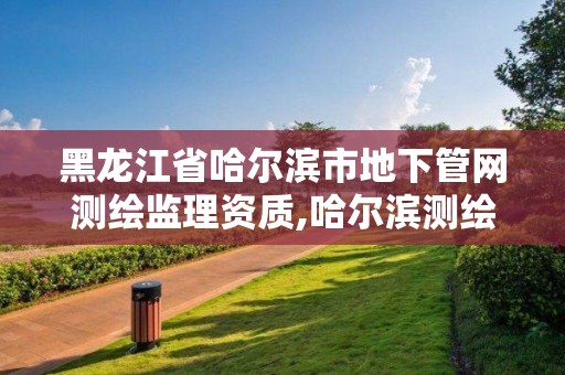 黑龙江省哈尔滨市地下管网测绘监理资质,哈尔滨测绘地理信息局