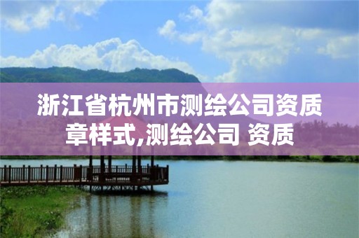 浙江省杭州市测绘公司资质章样式,测绘公司 资质