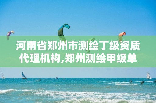 河南省郑州市测绘丁级资质代理机构,郑州测绘甲级单位